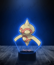 Lampka LED 3D Plexido z Nadrukiem UV Pokemon Baltoy - 3
