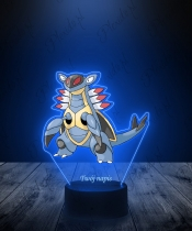 Lampka LED 3D Plexido z Nadrukiem UV Pokemon Armaldo - 3
