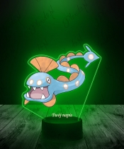 Lampka LED 3D Plexido z Nadrukiem UV Pokemon Huntail - 2