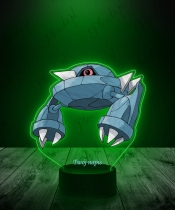 Lampka LED 3D Plexido z Nadrukiem UV Pokemon Metang - 2