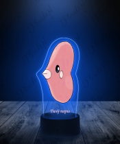 Lampka LED 3D Plexido z Nadrukiem UV Pokemon Luvdisc - 2