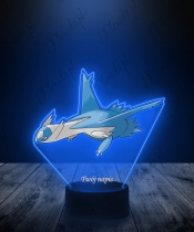 Lampka LED 3D Plexido z Nadrukiem UV Pokemon Latios - 3