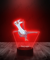 Lampka LED 3D Plexido z Nadrukiem UV Pokemon Latias - 3