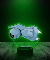 Lampka LED 3D Plexido z Nadrukiem UV Pokemon Beldum - 3