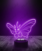 Lampka LED 3D Plexido Pokemon Venomoth - 2
