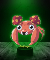 Lampka LED 3D Plexido z Nadrukiem UV Pokemon Paras - 2