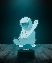 Lampka LED 3D Plexido z Nadrukiem UV Pokemon Quagsire - 2