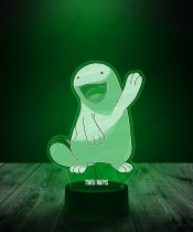 Lampka LED 3D Plexido z Nadrukiem UV Pokemon Quagsire - 3
