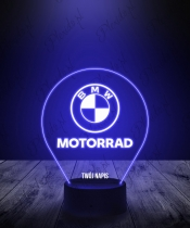 Lampka LED 3D Plexido BMW Emblemat - 3