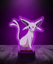 Lampka LED 3D Plexido z Nadrukiem UV Pokemon Espeon - 2