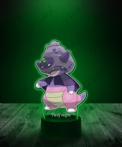 Lampka LED 3D Plexido z Nadrukiem UV Pokemon Slowking Toxic - 2