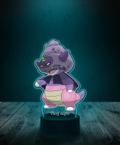 Lampka LED 3D Plexido z Nadrukiem UV Pokemon Slowking Toxic - 3