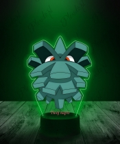 Lampka LED 3D Plexido z Nadrukiem UV Pokemon Pineco - 2