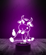 Lampka LED 3D Plexido Krowa - 1