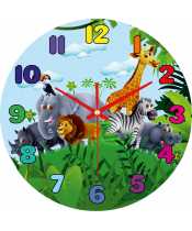 Zegar Ścienny dla Dzieci Plexido ZOO - 2