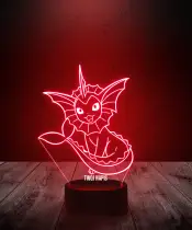 Lampka LED 3D Plexido Pokemon Vaporeon