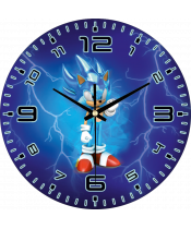 Zegar Ścienny dla Dzieci Plexido Sonic Pioruny - 1