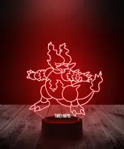 Lampka LED 3D Plexido Pokemon Magmar - 3