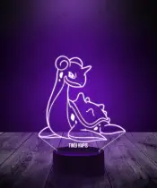 Lampka LED 3D Plexido Pokemon Lapras
