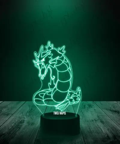 Lampka LED 3D Plexido Pokemon Gyarados