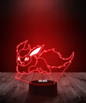 Lampka LED 3D Plexido Flareon Pokemon
