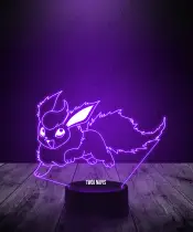 Lampka LED 3D Plexido Flareon Pokemon