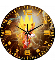 Zegar Ścienny dla Dzieci Plexido Sonic W Ogniu - 2