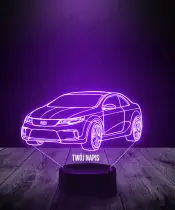 Lampka LED 3D Plexido Samochód Kia Koup - 1
