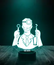 Lampka LED 3D Plexido Lekarz Dentysta - 2