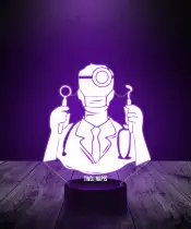 Lampka LED 3D Plexido Lekarz Dentysta - 3
