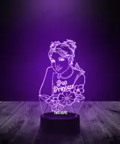 Lampka LED 3D Britney Spears Piosenkarka - 1