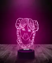 Lampka LED 3D Britney Spears Piosenkarka Pop - 1