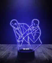 Lampka LED 3D Plexido Will Smith Chris Rock Uderzenie - 3