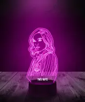 Lampka LED 3D Plexido Wednesday Addams Enid Sinclair - 1