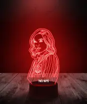 Lampka LED 3D Plexido Wednesday Addams Enid Sinclair - 2
