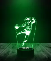 Lampka LED 3D Plexido Piłka Ręczna Szczypiornistka - 3