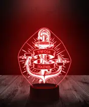 Lampka LED 3D Plexido Studio Tatuażu Tatuator
