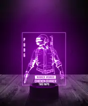 Lampka LED 3D Plexido PUBG: Battlegrounds Winner - 2