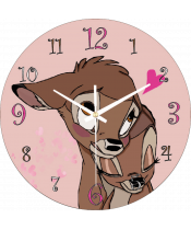 zegar_ścienny_dla_dzieci_plexido_jelonek_bambi