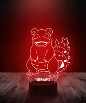 Lampka LED 3D Plexido Pokemon Slowbro