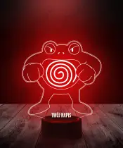 Lampka LED 3D Plexido Pokemon Poliwrath