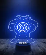 Lampka LED 3D Plexido Pokemon Poliwrath - 2