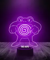 Lampka LED 3D Plexido Pokemon Poliwrath