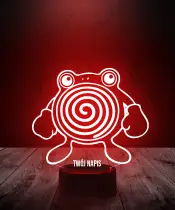Lampka LED 3D Plexido Pokemon Poliwarth