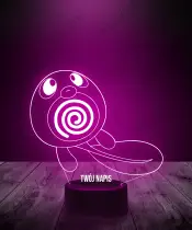 Lampka LED 3D Plexido Pokemon Poliwag - 3