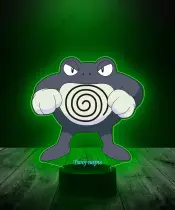 Lampka LED 3D Plexido z Nadrukiem UV Pokemon Poliwrath - 3