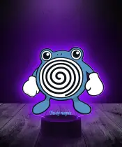 Lampka LED 3D Plexido z Nadrukiem UV Pokemon pokemon.com Poliwrath - 2