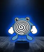 Lampka LED 3D Plexido z Nadrukiem UV Pokemon pokemon.com Poliwrath - 3