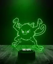 Lampka LED 3D Plexido Pokemon Mankey - 3