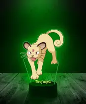 Lampka LED 3D Plexido z Nadrukiem UV Pokemon Persian - 2
